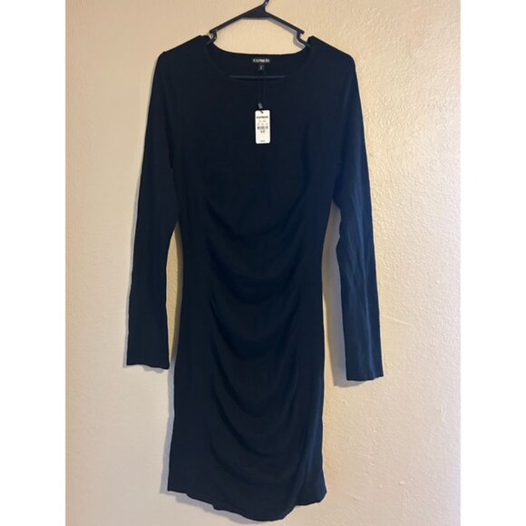 NWT - Express ruched sweater dress - Picture 2 of 3